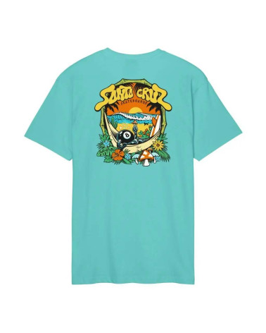 Santa Cruz Winkowski 8Baller Trip T-Shirt Pool Blue