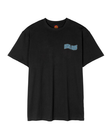 Santa Cruz Tiki Hand Strip T-Shirt Black