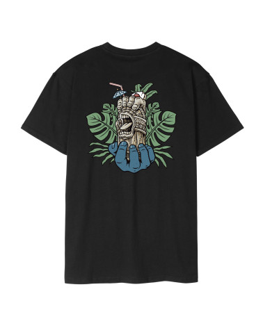 Santa Cruz Tiki Hand Strip T-Shirt Black