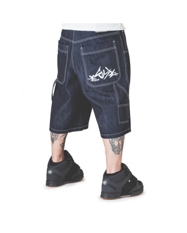 Blueskin Short Jeans Dark Denim Blue Baggy