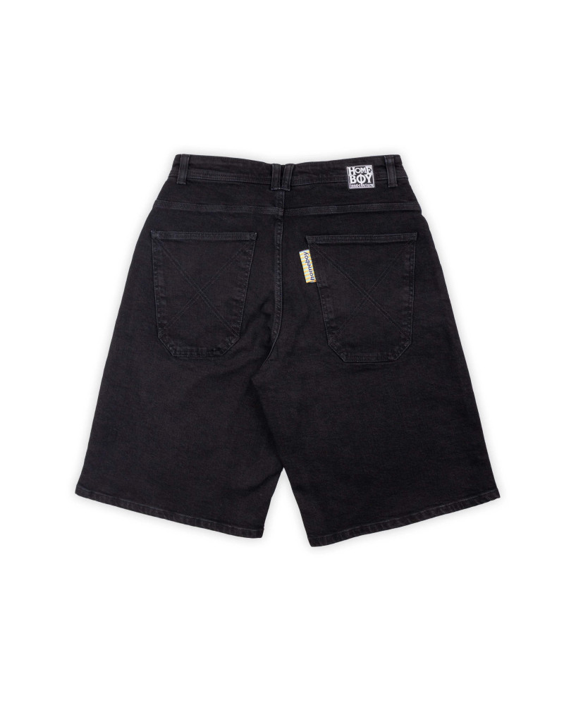 Homeboy x-tra Monster Denim Shorts Washed Black