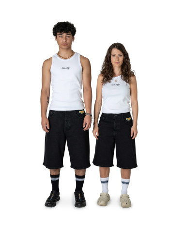 Homeboy x-tra Monster Denim Shorts Washed Black