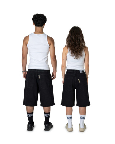 Homeboy x-tra Monster Denim Shorts Washed Black