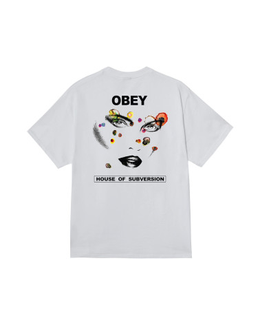 Obey Face Of Subervesion T-Shirt White