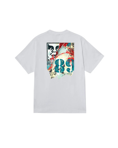 Obey Lisbon Icon Classic T-Shirt White