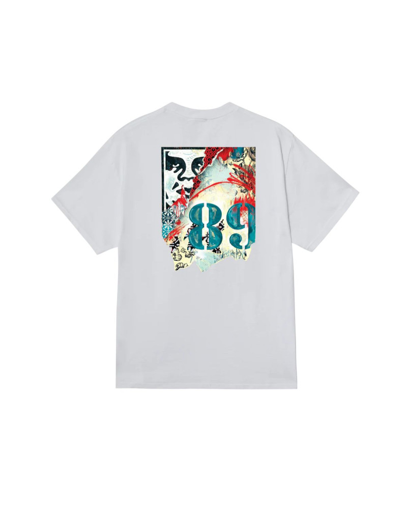 Obey Lisbon Icon Classic T-Shirt White