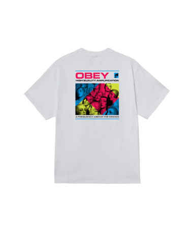 Obey High Quality Amplification T-Shirt White