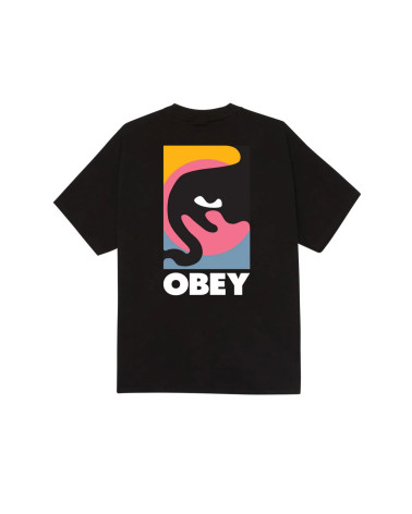 Obey Quarter Icon T-Shirt Black