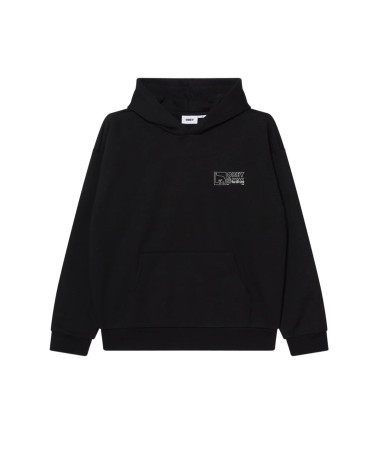 Obey Nico Extra Heavy Hood Black