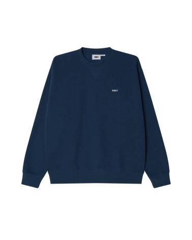 Obey Established Works Bold Crewneck Dark Denim
