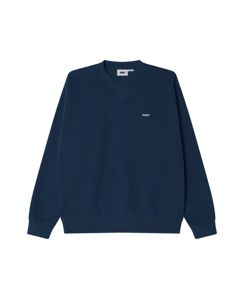 Obey Established Works Bold Crewneck Dark Denim
