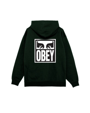 Obey Eyes Icon Premium Pullover Hood Botanical Garden