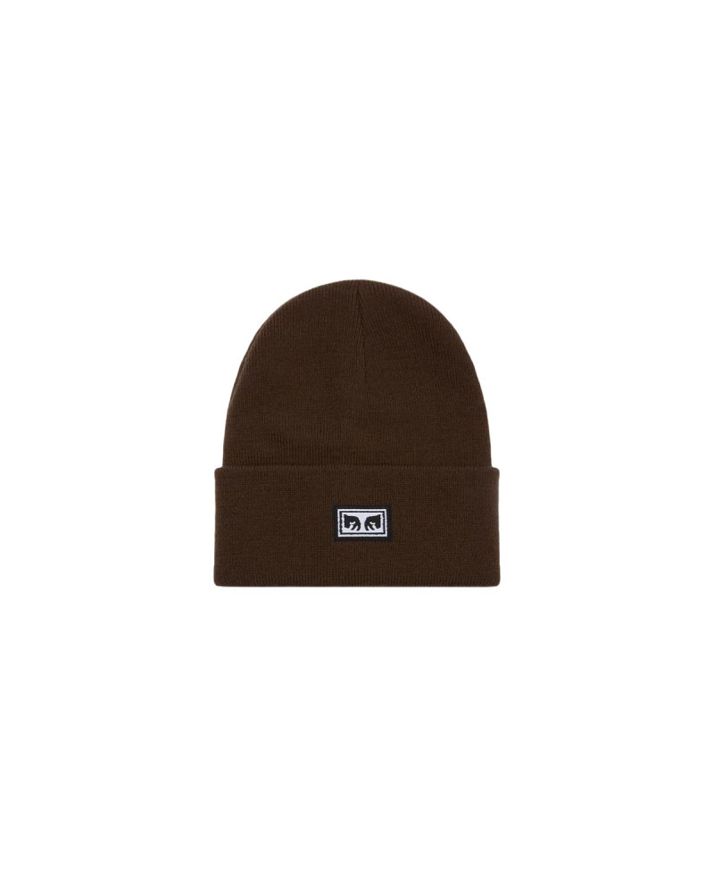 Obey Icon Eyes Beanie Dark Brown