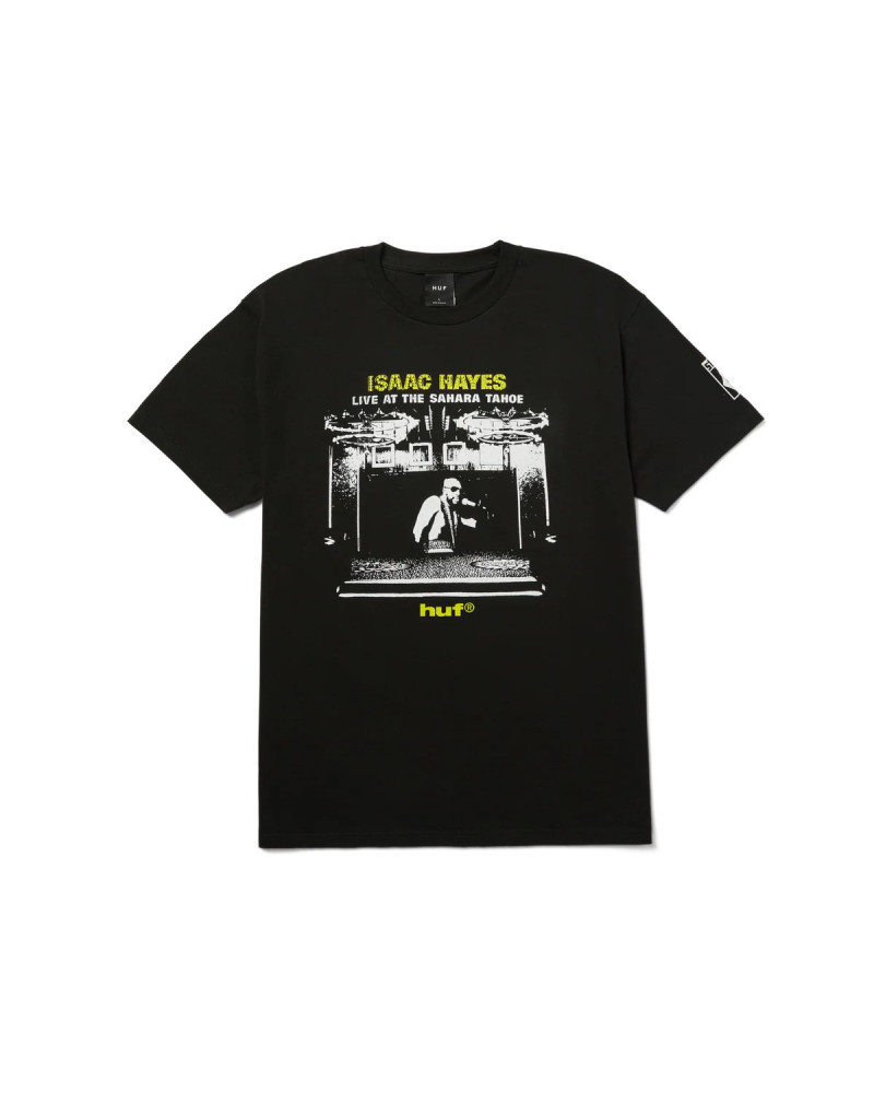 HUF x Isaac Hayes Tahoe Heavyweight T-Shirt Black