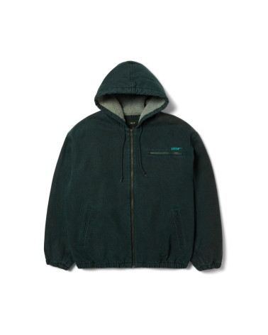 HUF What A Jungle Denim Work Jacket Evergreen