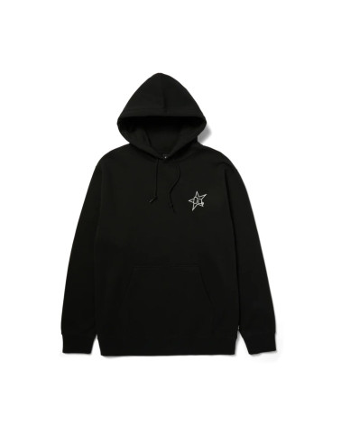HUF H Star Logo Pullover Hoodie Black