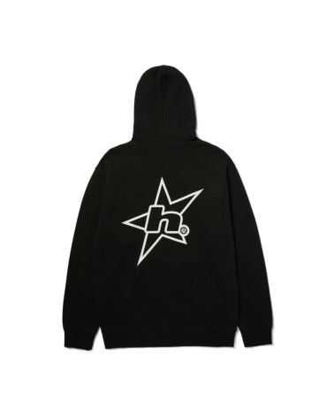 HUF H Star Logo Pullover Hoodie Black