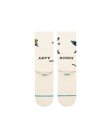 Stance Flash Crew Socks Canvas