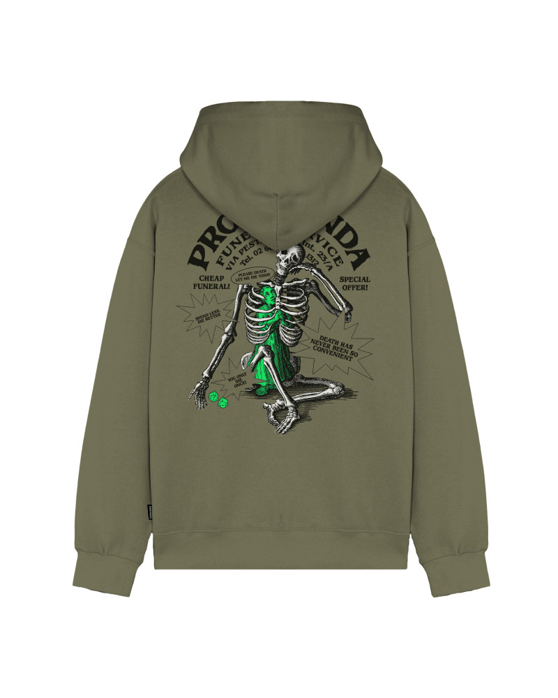 Propaganda Funeral Hoodie Lagoon