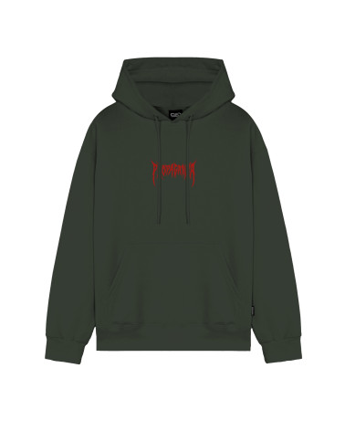 Propaganda Ribs Spider Hoodie Pine