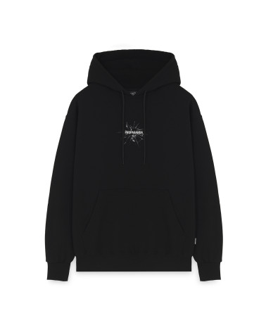 Propaganda Ribs Glass Hoodie Black