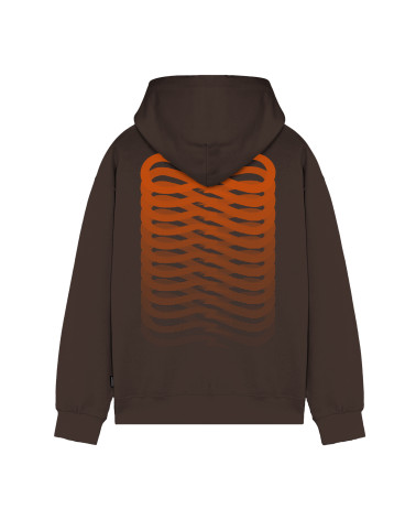 Propaganda Ribs Hoodie Brown
