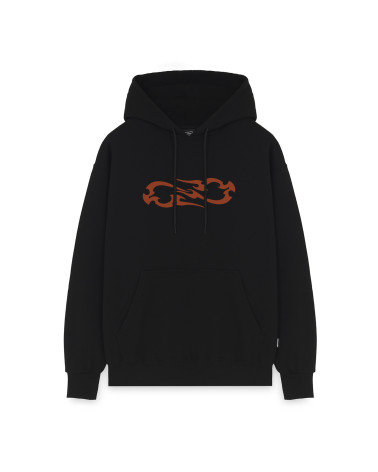 Propaganda Logo Quill Hoodie Black