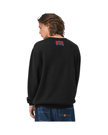 Santa Cruz  Natas SC Panther Knit Crew Black