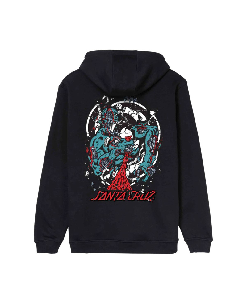 Santa Cruz Roskopp Dissect Strip Hoodie Black