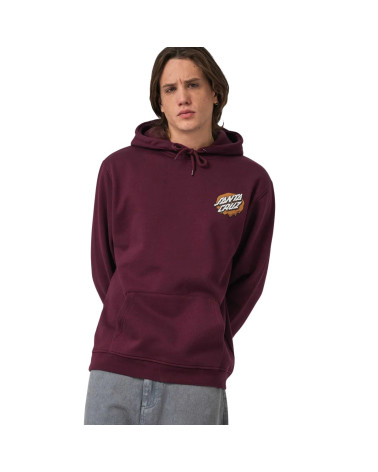Santa Cruz Slime Scream Hoodie Dark Cherry