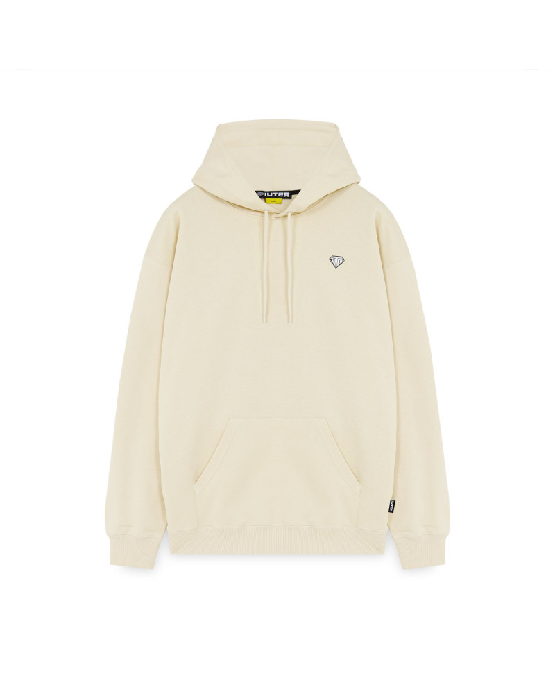 Iuter Heart Logo Hoodie Cream