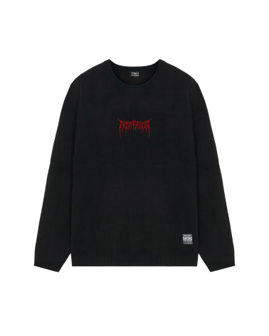 Propaganda Knitwear Ribs Spider Black