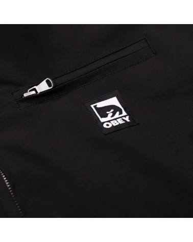 Obey Elysian Jacket Black