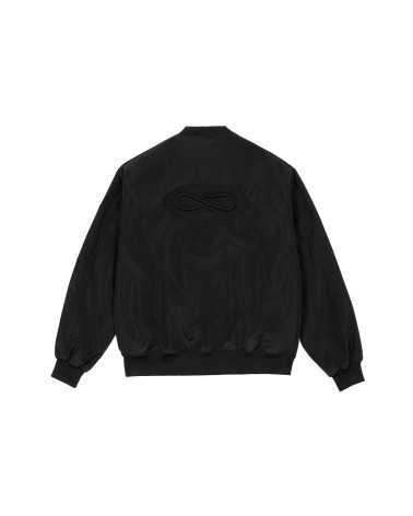 Propaganda Bomber Jacket Logo Atom Black