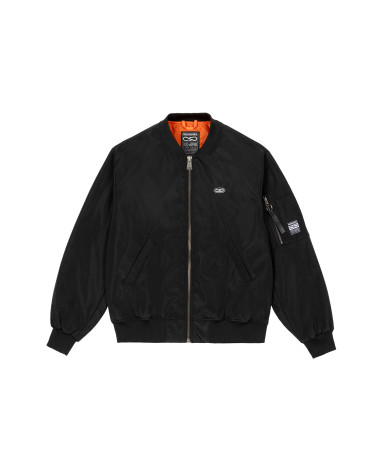 Propaganda Bomber Jacket Logo Atom Black