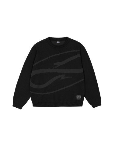 Propaganda Knitwear Logo Atom Black