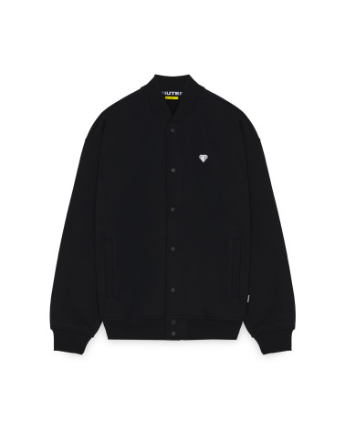 Iuter Heart Logo Varsity Sweater Black