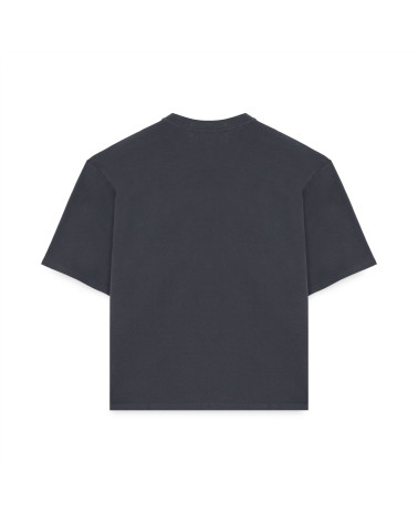 Iuter Label Ribbed Tee Asphalt