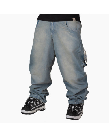 Blueskin Jeans Baggy Denim Blue Dirty Old