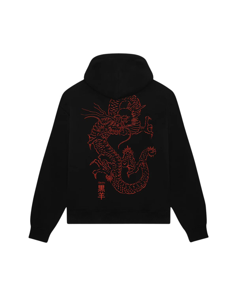 Dolly Noire Tatsu Hoodie Black/Orange