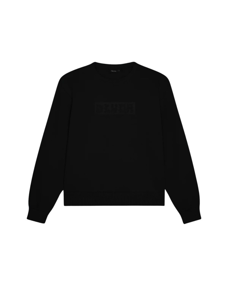 Dolly Noire Swirl Crewneck Black