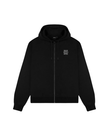 Dolly Noire Kanban Zip Hoodie Black