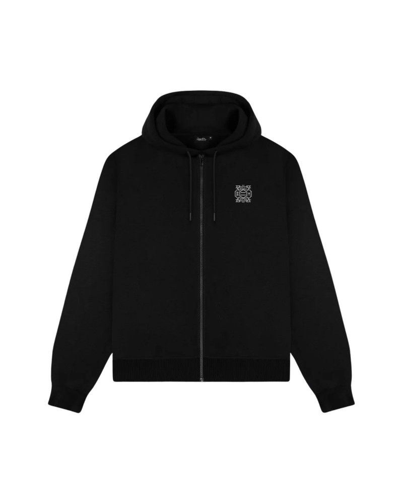 Dolly Noire Kanban Zip Hoodie Black