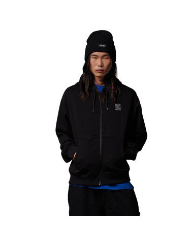 Dolly Noire Kanban Zip Hoodie Black