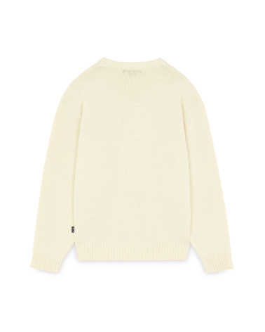Iuter Links Logo Knit Sweater Cream
