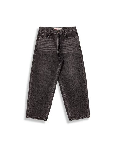 Grimey Royal Paw Big Boy Washed Black Denim Pants