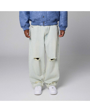 Grimey Denim Royal Paw Big Boy Washed Light Blue