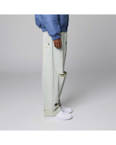 Grimey Denim Royal Paw Big Boy Washed Light Blue