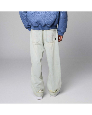 Grimey Denim Royal Paw Big Boy Washed Light Blue