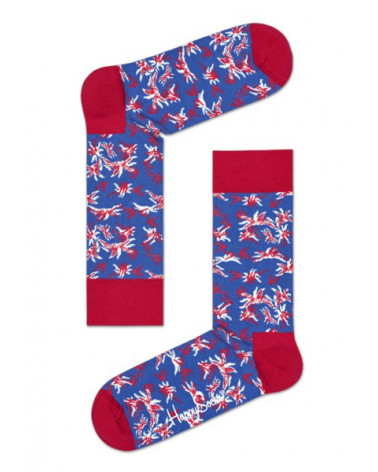 Happy Socks - Calze Aloha Sock - Blu